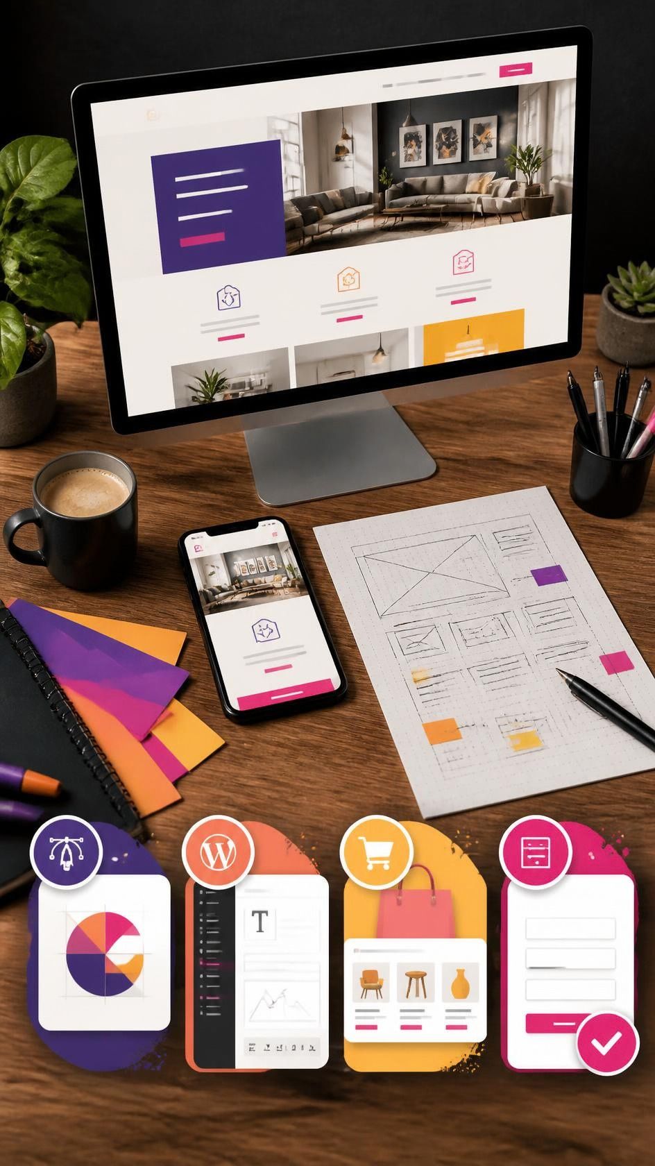 Web development company in India designing responsive business websites for desktop and mobile