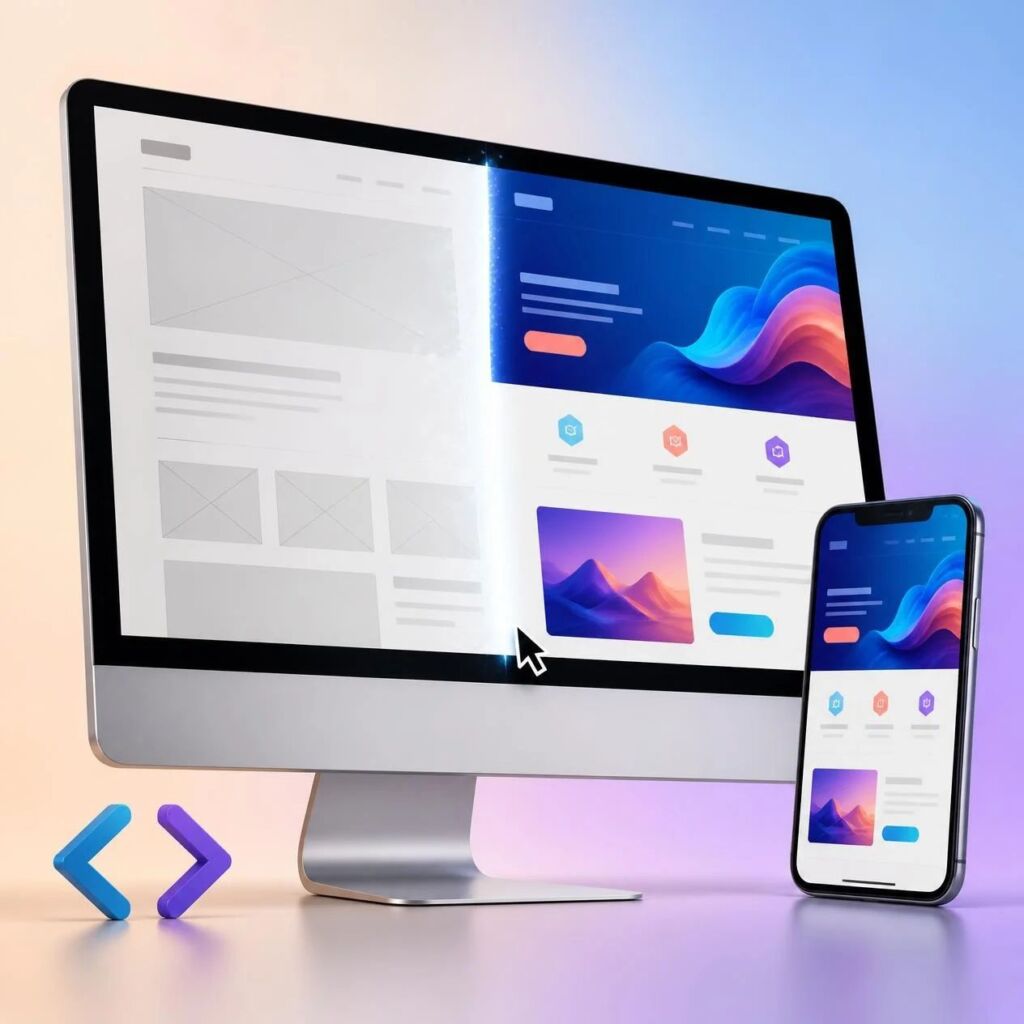 Web Development Company in India Turning a Wireframe Into a Finished Responsive Website